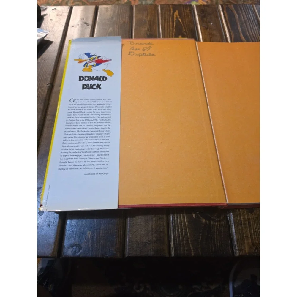 Walt Disney's Best Comics Mickey Mouse 1986 & Donald Duck 1987 Books
